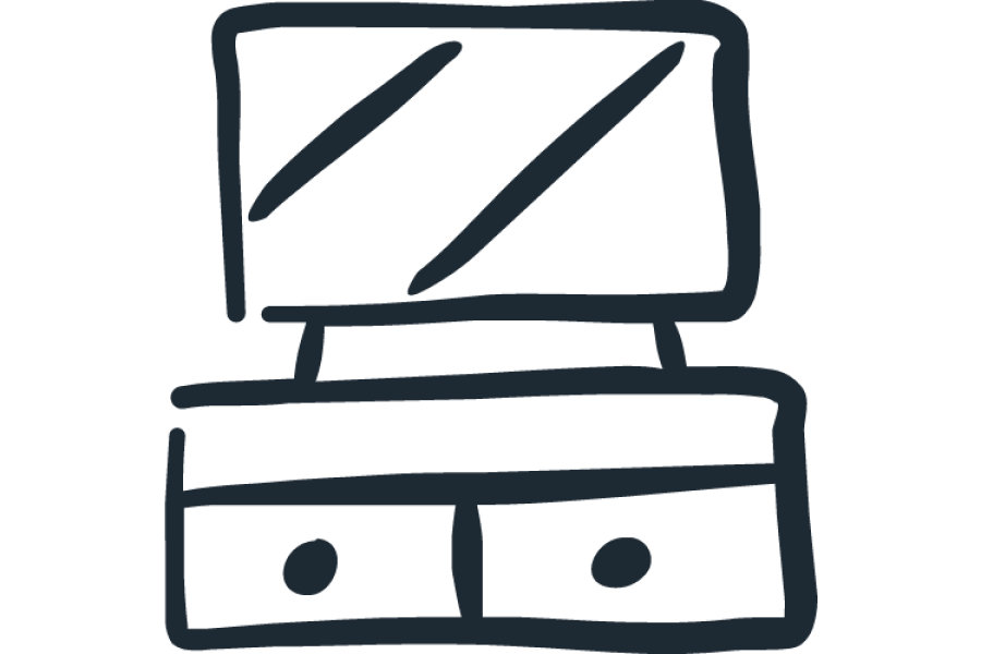 Flatscreen Sat-TV
